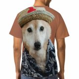 yanfind Adult Full Print T-shirts (men And Women) Adorable Attentive Carpet Casual Charming Cloth Comfort Space Cozy Creature