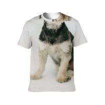 yanfind Adult Full Print T-shirts (men And Women) Adorable Balloon Birthday Celebrate Creature Curious Cute Decorate Dog Event Festive