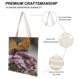 yanfind Great Martin Canvas Tote Bag Double Butterfly Insect Invertebrate Monarch Cingoli Italy white-style1 38×41cm