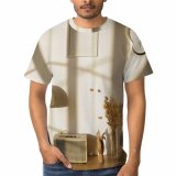 yanfind Adult Full Print T-shirts (men And Women) Aged Arrangement Arrow Clock Space Creative Decor Decoration Decorative Design Desk Device