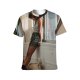 yanfind Adult Full Print T-shirts (men And Women) Adorable Affection Afro Anonymous Calm Casual Creature Dog Ethnic Faceless
