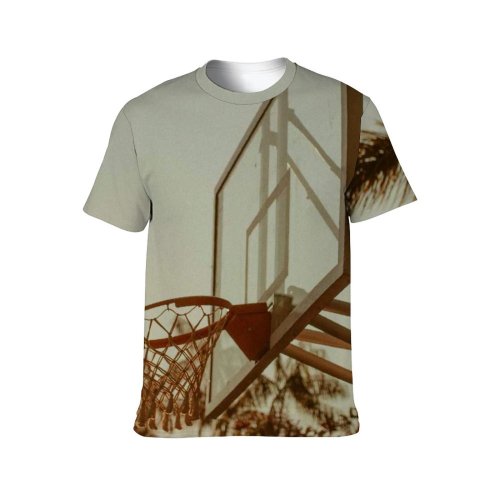 yanfind Adult Full Print T-shirts (men And Women) Active Backboard Basket Basketball Challenge City Competition Court Endurance Energy Facility