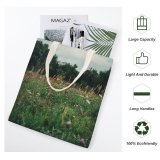 yanfind Great Martin Canvas Tote Bag Double Field Grassland Outdoors Countryside Farm Rural Meadow Plant Brnicke Bernau Bei Berlin white-style1 38×41cm