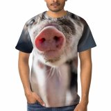 yanfind Adult Full Print T-shirts (men And Women) Agricultural Agriculture Backlit Blurred Colorful Country Countryside Farm Farmland Farmyard Field
