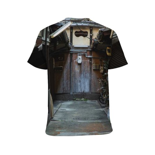 yanfind Adult Full Print T-shirts (men And Women) Aged Architecture Building Cement City Complex Concrete Construction Daylight District Dry Dwell