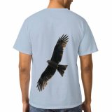 yanfind Adult Full Print T-shirts (men And Women) Altitude Avian Beak Bird Watching Sky Calm Clear Cloudless Creature Daylight