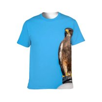yanfind Adult Full Print T-shirts (men And Women) Accuracy America Beak Bird Sky Cloudless Construction Daytime Eagle Fast Fauna Feather