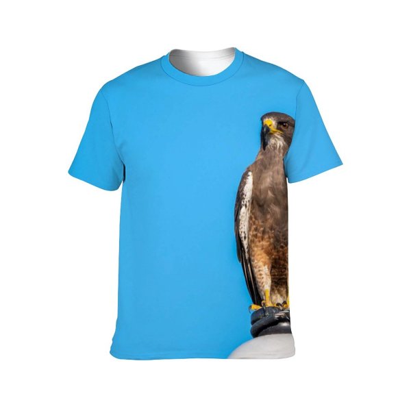 yanfind Adult Full Print T-shirts (men And Women) Accuracy America Beak Bird Sky Cloudless Construction Daytime Eagle Fast Fauna Feather