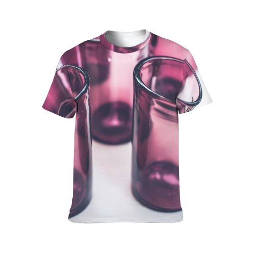 yanfind Adult Full Print T-shirts (men And Women) Accessories Alcohol Applied Art Bar Bottle Cocktail Container Decor Decoration Empty
