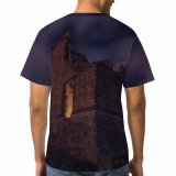 yanfind Adult Full Print T-shirts (men And Women) Abandoned Aged Amazing Ancient Architecture Astronomy Atmosphere Attract Breathtaking Calm Castle Cloudy