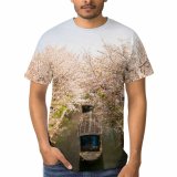 yanfind Adult Full Print T-shirts (men And Women) Aged Aroma Beauty Bloom Boat Botany Branch Canal Channel Cherry City