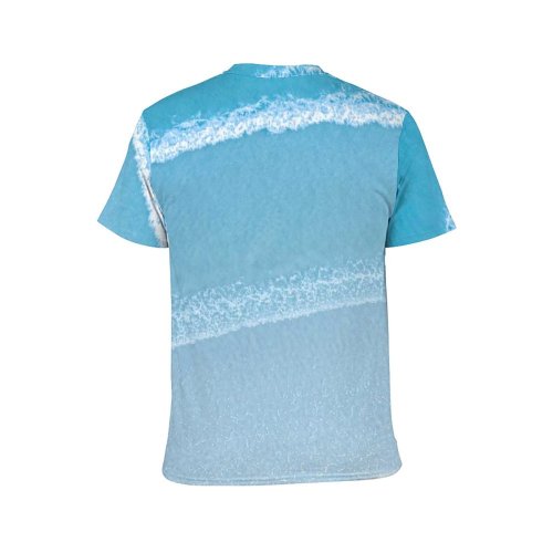 yanfind Adult Full Print T-shirts (men And Women) Aerial Aqua Baby Beach Beauty Coast Coastline Colorful Daytime Drone Flow