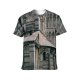yanfind Adult Full Print T-shirts (men And Women) Aged Architecture Attract Basilica Building Cathedral Catholic Church Column Construction Decor