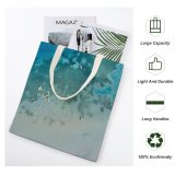 yanfind Great Martin Canvas Tote Bag Double Croatia Ocean Sea Omi Drone Aerial Coral Reef Outdoors Zadar Vacation white-style1 38×41cm