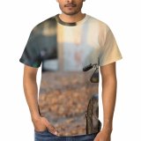 yanfind Adult Full Print T-shirts (men And Women) Aged Area Asphalt Autumn Basket Bicycle Bike Blurred Building Calm City Cycle