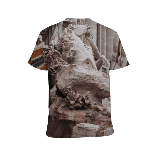 yanfind Adult Full Print T-shirts (men And Women) Aged Amazing Architecture Artwork Attract Building Carve Construction Decor Design Detail