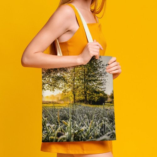 yanfind Great Martin Canvas Tote Bag Double Field Grassland Outdoors Countryside Farm Rural Meadow Building Plant Jar Potted Pottery white-style1 38×41cm