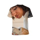 yanfind Adult Full Print T-shirts (men And Women) Adorable Affection Afro Attentive Blurred Bonding Caress Charming Chordate Comfort Curly