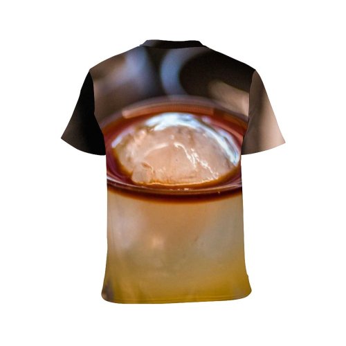 yanfind Adult Full Print T-shirts (men And Women) Alcohol Aperitif Appetizing Bar Beverage Blurred Booze Café Cocktail Colorful Cool Cube
