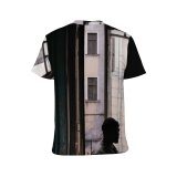yanfind Adult Full Print T-shirts (men And Women) Aged Anonymous Architecture Damaged Light Design Flight Stairs Industrial Interior Natural