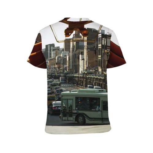 yanfind Adult Full Print T-shirts (men And Women) Aged Ancient Architecture Auto Belief Blurred Car City Daytime Direction District