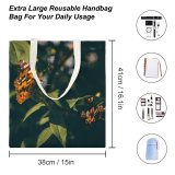 yanfind Great Martin Canvas Tote Bag Double Butterfly Insect Invertebrate Bee Honey Monarch Leaf Plant Flower Public Domain white-style1 38×41cm