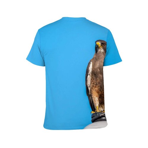 yanfind Adult Full Print T-shirts (men And Women) Accuracy America Beak Bird Sky Cloudless Construction Daytime Eagle Fast Fauna Feather