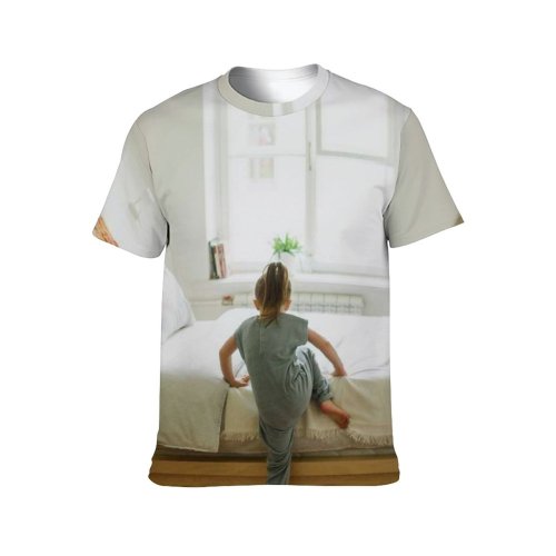 yanfind Adult Full Print T-shirts (men And Women) Adorable Anonymous Barefoot Bed Bedroom Blanket Botany Carpet Casual Child Childhood