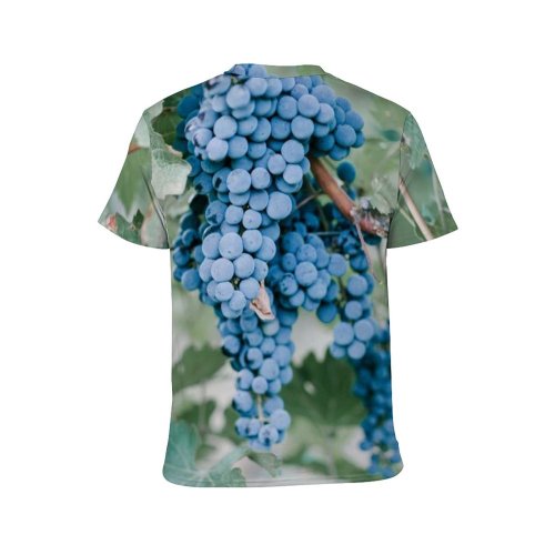 yanfind Adult Full Print T-shirts (men And Women) Agriculture Agronomy Berry Branch Bunch Countryside Cultivate Farm Farmland Foliage Garden