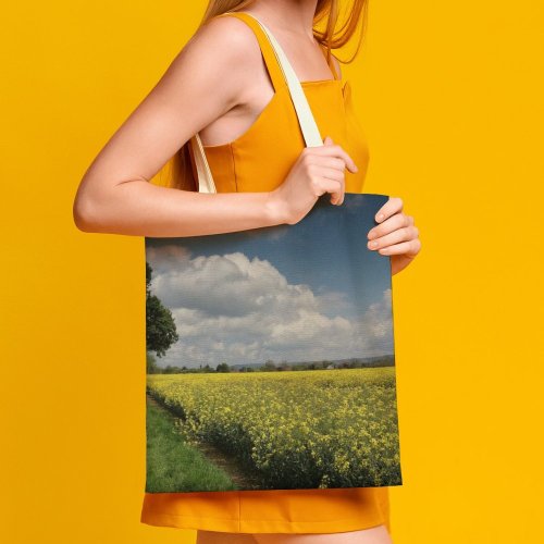 yanfind Great Martin Canvas Tote Bag Double Field Grassland Outdoors Countryside Farm Meadow Rural white-style1 38×41cm