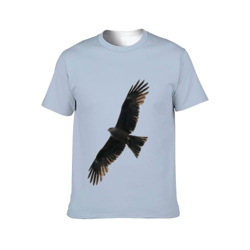 yanfind Adult Full Print T-shirts (men And Women) Altitude Avian Beak Bird Watching Sky Calm Clear Cloudless Creature Daylight