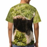 yanfind Adult Full Print T-shirts (men And Women) Adorable Anonymous Backlit Blurred Calm Charming Child Crop Cute Dog Faceless