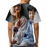 yanfind Adult Full Print T-shirts (men And Women) Adorable Boy Brother Casual Clothes Wear Charming Cheerful Childhood Children Cute Delicious