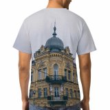 yanfind Adult Full Print T-shirts (men And Women) Accommodation Aged Apartment Architecture Attract Block Building City Classic Community Complex Construction