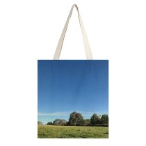 yanfind Great Martin Canvas Tote Bag Double Field Grassland Outdoors Grass Plant Countryside Farm Rural Meadow Land Pasture Tree white-style1 38×41cm