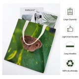 yanfind Great Martin Canvas Tote Bag Double Butterfly Leaf Plant Insect Invertebrate Creative Commons white-style1 38×41cm