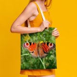yanfind Great Martin Canvas Tote Bag Double Butterfly Insect Invertebrate Alp Espaa Monarch Fungus #ShotoniPhone white-style1 38×41cm