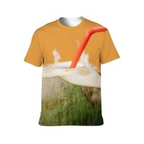 yanfind Adult Full Print T-shirts (men And Women) Anonymous Appetizing Beverage Cocktail Coconut Crop Delicious Demonstrate Edible Faceless Flavor