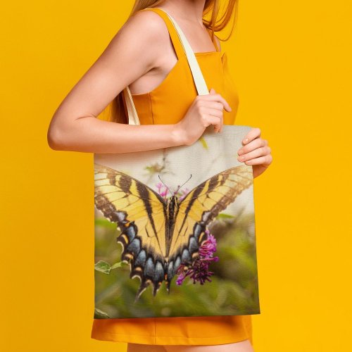 yanfind Great Martin Canvas Tote Bag Double Butterfly Insect Invertebrate Monarch Sunny Bee Honey white-style1 38×41cm