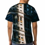 yanfind Adult Full Print T-shirts (men And Women) Accommodation Apartment Architecture Attract Building Center City Condominium Construction Contemporary Contrast Corporate