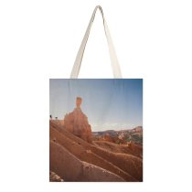 yanfind Great Martin Canvas Tote Bag Double Canyon Outdoors Valley Bryce Desert Rock Summer United States Soil Utah white-style1 38×41cm