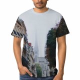 yanfind Adult Full Print T-shirts (men And Women) Accommodation Ancient Apartment Architecture Balcony Barrier Building Cathedral City Condominium Construction District