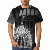 yanfind Adult Full Print T-shirts (men And Women) Aged America Architecture Attract Brick Wall Building Bw Ceiling Chandelier Classic Construction