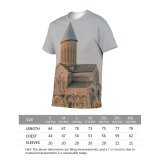 yanfind Adult Full Print T-shirts (men And Women) Agriculture Ancient Authentic Belief Building Catholic Cereal Church Construction Countryside Cultivate