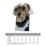 yanfind Adult Full Print T-shirts (men And Women) Adorable Button Charming Chordate Cloth Concept Space Cute Doctor Dog Fluffy Friendly