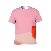 yanfind Adult Full Print T-shirts (men And Women) Alcohol Party Cocktail Glass Luxury Wine Champagne Birthday Wedding Romance Liquid