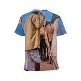 yanfind Adult Full Print T-shirts (men And Women) Aged Anonymous Arid Authentic Calm Camel Cloudy Countryside Creature Desert Desolate Drought