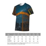 yanfind Adult Full Print T-shirts (men And Women) Astrology Astronomy Atmosphere Sky Breathtaking Colorful Space Cosmos Dark Dusk Evening