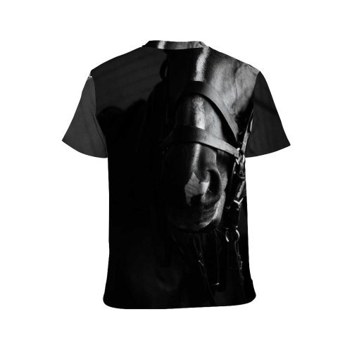 yanfind Adult Full Print T-shirts (men And Women) Adorable Barn Blurred Bridle Bw Calm Care Countryside Creature Cute Daytime