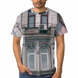 yanfind Adult Full Print T-shirts (men And Women) Accommodation Aged Apartment Architecture Area Balcony Block Building City Classic Community Complex
